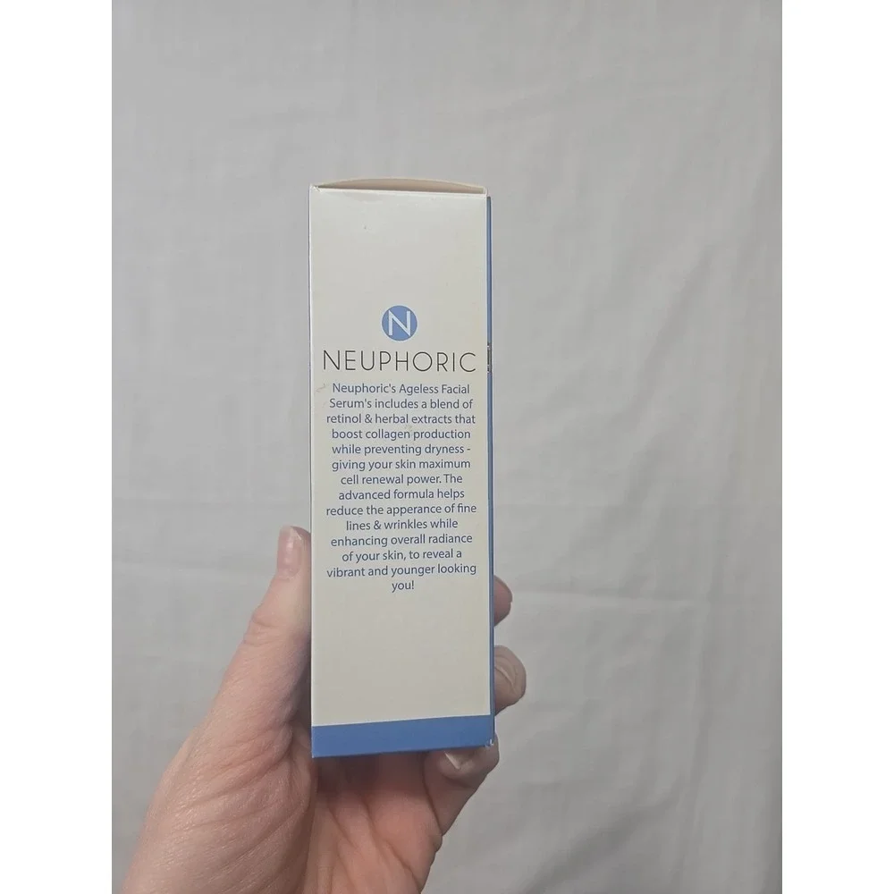 Neuphoric Ageless‎ Facial Skincare Serum W. Retinol 0.5 oz NEW SEALED